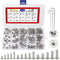 Rrina 150Pcs 304 Stainless Steel Button Head Torx Security Screws Tamper Resistant Screw