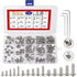Rrina 150Pcs 304 Stainless Steel Button Head Torx Security Screws Tamper Resistant Screw