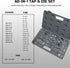 60pcs SAE & Metric Tap and Die Set, Rethreading Tool Kit for Cutting External and Internal Threads