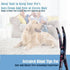 Dog Pet Ear/Nose Hair Puller Grooming Hemostat Locking Forceps, 5.5" Stainless Steel Curved Pliers (Black Multi Paws)