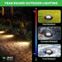 3000K 6W 420LM 12V IP67 Landscape Well Lights, LED Low Voltage Ground Lights, Waterproof Aluminum Oil-Rubbed Bronze