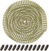 Sorcristy 157-Inch Lamp Fan Pull Chain Extender Ball Chain With 20 Connectors 3mm