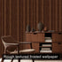 118.1x17.7 Inches HOMETITUTE Walnut Wood Grain Wallpaper Peel and Stick Dark Brown Pattern Removable Self Adhesive