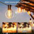 27FT 13 Dimmable G40 Bulbs(1 2200K E12 OHLUX Outdoor String Lights, LED Patio Lights with Plastic Globe Spare)