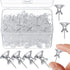 Outus 100 Pcs Giant Push Pins Large Thumb Tacks Plastic Heads 1 Inch Jumbo Push Pins for Office School Cork Board