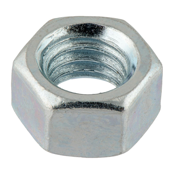 MAKERS BOLT 3/8"-16 (100 Pack) Grade 2 Hex Nuts, Coarse Thread, Zinc, Industrial/Commeical Grade