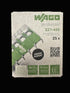 WAGO 221-425 Splicing Connector Green Range, 5-Conductor with levers for 24-12 AWG Conductors, Transparent housing (25