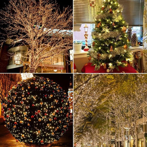 200FT 600 LED Fairy String Lights LEDs Outside Indoor Plug in String Lights Waterproof Remote Control for Living Bed