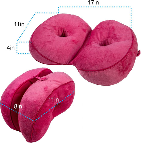 5 STAR SUPER DEALS Tailbone Dual Comfort Cushion Lift Hips Up Seat Cushion, Beautiful Buttocks Latex Cushion Orthopedic