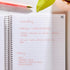 Erin Condren 7"x9" Lined Platinum Spiral Notebook - Bold Blooms Cover, 160 Pages for Notes, Journaling, Writing