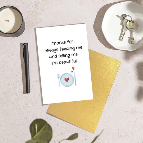 Goroar Funny Valentines Day Card for Him, Humor Valentines Day Card Gift for Boyfriend, Anniversary Card from Wife