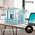 DALTACK Desk Organizers Magazine Binder Folder Holder with 5 Vertical Compartments for Office Home School Organization