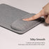 SenseAGE Compact Ergonomic Mouse Pad with Wrist Support, Non-Slip Base, Lightweight & Portable, Grey
