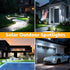 IP65Super 2 360 2 Pack Ollny Solar Lights Outdoor Waterproof Bright LED Lighting Modes Rotation Solar Spot Lights