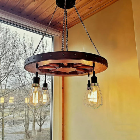 6pcs Bulb Kisangel Adjustable Metal Industrial Lamp Covers, Vintage Light Cover, Light Cage Hanging Pendant for Home