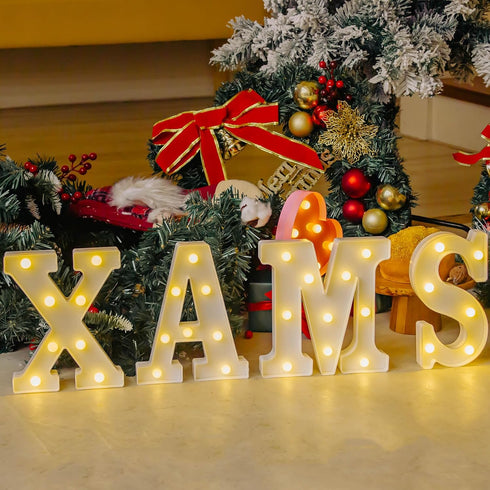 26 Light Up Letters, Led Letter Lights Alphabet, Decorative Lighted Letter, Battery Powered Led Marquee Letters