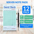 (12 Pack, 50 Reli. Server Note Pads Sheets/Pad) Guest Checks Books for Servers | Note Pads for Waitress, Restaurant