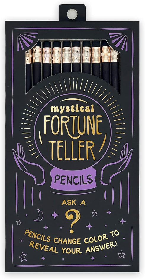 Mystical Fortune Telling Pencils, Color Changing Magic Reveal Pencils, Set of 10