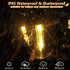 6.5Ft 10 Vintage Christmas Lights Battery Powered LED Edison Hanging Lights with Remote Timer, Indoor Fairy Lights