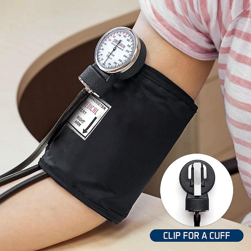 Santamedical Adult Deluxe Aneroid Sphygmomanometer - Professional Blood Pressure Monitor with Carrying Case, Adult