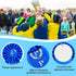MTLEE Award Ribbons Set, 1st Place Rosette Ribbon, 9 Pieces, Blue, Red, White for Classroom Prizes