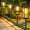 BesLowe Solar Pathway Lights Outdoor, 2-Pack Large LED Solar Light Outdoor Waterproof,