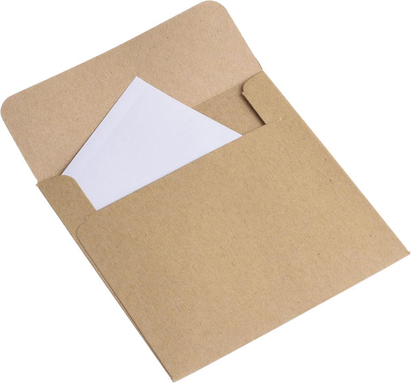 BCP 50 Pieces Small Kraft Coin Envelopes, Grocery Bag, Jewelry Gift Bags, 3.8 x 3.8 Inches