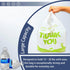 11''x6''x21'' 300PCS YoYoRain White Thank you T shirt bag, Grocery shopping bag Reusable and Disposable Supermarket Bag