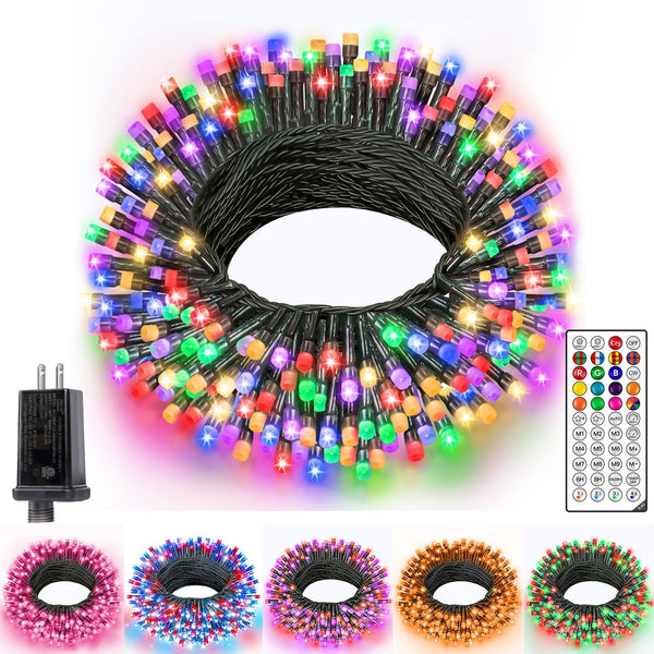 Ollny RGB Valentine's Day Lights Outdoor 200 LEDs 66 FT, 130 Modes