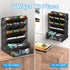 Multi-Functional Desk Organizer, Wall Mount Pen Holder with Drawer for School, Office, Home, Art Supplies