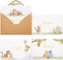 Crisky 50 Pack Cute Bear Thank You Cards Blank Inside with Envelopes