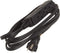 Woods 2611 8-Foot 3-Prong Indoor Extension Cord with 3 Outlets, Black