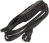 Woods 2611 8-Foot 3-Prong Indoor Extension Cord with 3 Outlets, Black