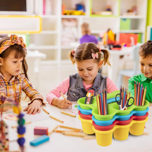 Classroom Caddy, 12x9.5x5.1 inches, Assorted Colors, Case of 6 Small Caddy