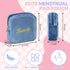 SIDESUGAR Flannel Sanitary Napkin Storage Bags Menstrual Cup Pouch Portable Zipper Nursing Pad Holder Tampons Collect