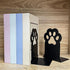 Generic 2 Book Shelf Holder - Pieces Cute Iron Cat Paw Stopper | Modern Book Ends for Desk | for Bedroom Nursery School