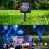 4 Pack 33ft 100 8 YEGUO Blue Solar Fairy Lights, Each LED Christmas Lights Outdoor Waterproof, Modes Sliver Wire Solar