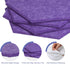 PATIKIL Felt Bulletin Board, 12"x10", 6 Packs Self Adhesive Hexagon Tiles for Sound Proofing, Home Office, Purple
