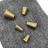 AIDUIXAP 1Pcs Antique Solid Brass Kitchen Drawer Handles Bronze Cone Cabinet Furniture Handles Dresser Bedside Table