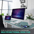 K KNODEL Large Desk Mat, Office Desk Pad, Computer Desk Mat, 47.2"x23.6", Green, Desk Protector Mat, Writing Pad