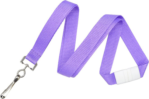 Specialist ID 6 Pack Neon Lanyards - Premium Bright Color with Single Swivel Hook & Breakaway Clasp