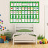 Football Bulletin Board Paper Roll, Fade Resistant Green Field Background, Classroom Decoration Poster for Arts Crafts