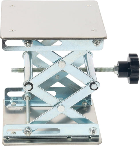 YaeTek 6 x 6" Lab Scissor Jack - Heavy Duty Laboratory Scissor Jack - Stainless Steel Platform Lab Stand Table Scissor Lift Laboratory Jack (6 Inch by 6 Inch)