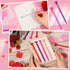Valentine's Day 48 Pcs Heart Shaped Retractable Metal Ballpoint Pens with Black Ink Party Favor for School Office