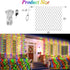 8ft 8ft 180LED 8 Lovelite x Net Lights, Gazebo Lights Outdoor Modes Timer, Waterproof Connectable Christmas String