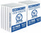 Samsill Economy 0.5 Inch 3 Ring Binder - Made in The USA, Round Ring, Customizable Clear View, 12 Pack