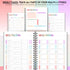Wellness Journal & Self Care Planner - 90 Day Health, Fitness, Gratitude, Mindfulness, Wellbeing, Diet & Food Tracker -