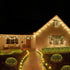 200 8.4ft 5.2ft 8 BlcTec Christmas Net Lights, LED x Outdoor Christmas Lights with Modes, Timer, Connectable