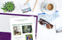 Better Office Products 2 Pocket Glossy Laminated Purple Paper Folders, Letter Size, Box of 25