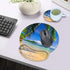 Ergonomic Mouse Pad Wrist Support Set - Cute Large Wrist Rest Pad with Non-Slip Base for Home Office Gaming